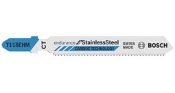 Bild für Kategorie T 118 EHM Endurance for Stainless Steel Stichsägeblätter