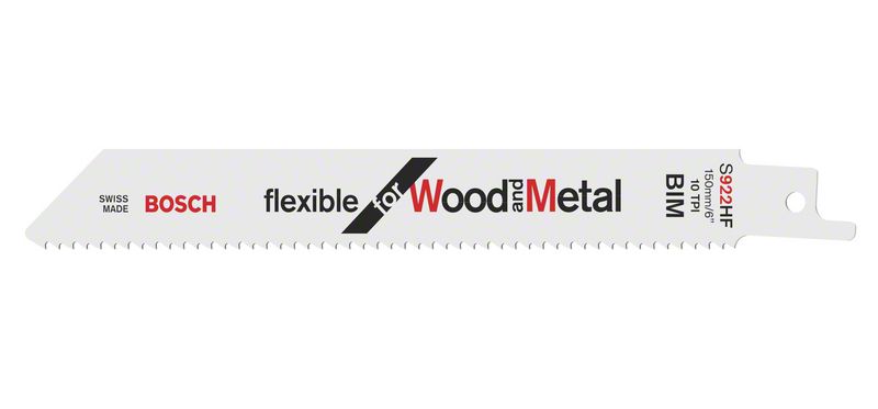 Images de la catégorie S 922 HF Flexible for Wood and Metal Säbelsägeblätter
