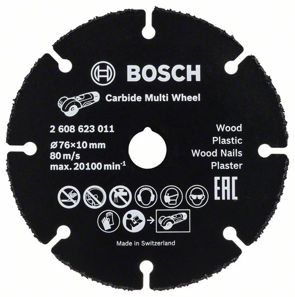 Images de la catégorie Expert Carbide Multi Wheel Trennscheiben, 10-mm-Bohrung für Mini-Winkelschleifer