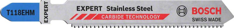 Picture of EXPERT ‘Stainless Steel’ T 118 EHM Stichsägeblatt, 3 Stück. Für Stichsägen