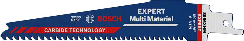 Image de Säbelsägeblatt EXPERT S 956 XHM Bosch VE à 10 Stück Multi Material