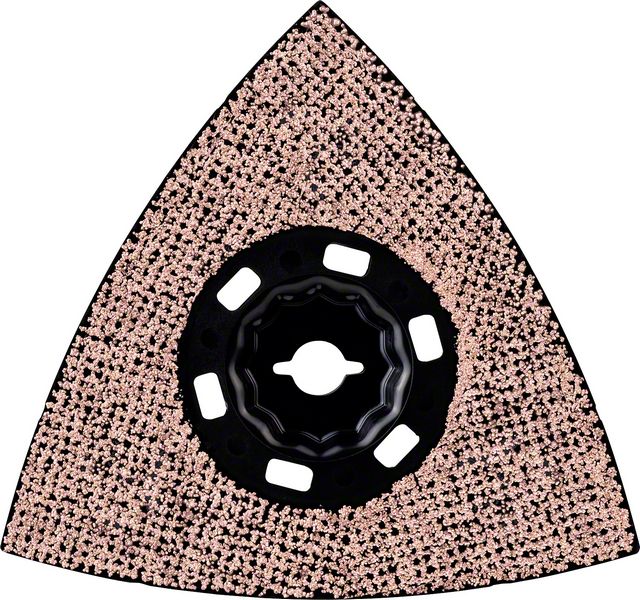 Image de EXPERT Sanding Plate MAVZ 116 RT6 Blatt für Multifunktionswerkzeuge, 116 mm. Für oszillierende Multifunktionswerkzeuge