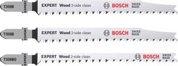 Image de EXPERT ‘Wood 2-side clean‘ Stichsägeblatt-Set, 3-tlg., T308B/BO. Für Stichsägen