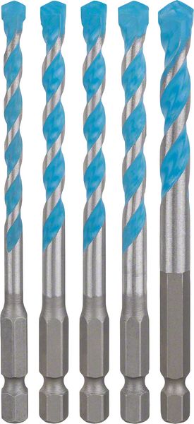 EXPERT HEX-9 MultiConstruction Bohrer-Set, 5,5/6/6/7/8 mm, 5-tlg.