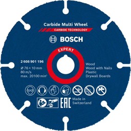 Picture of EXPERT Carbide Multi Wheel Trennscheibe, 76 mm, 10 mm. für Mini-Winkelschleifer