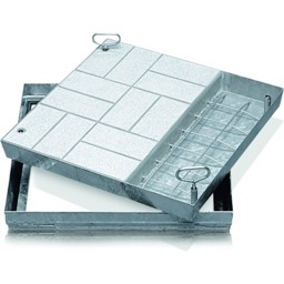 Bild für Kategorie Schachtabdeckungen aus Stahl, verzinkt