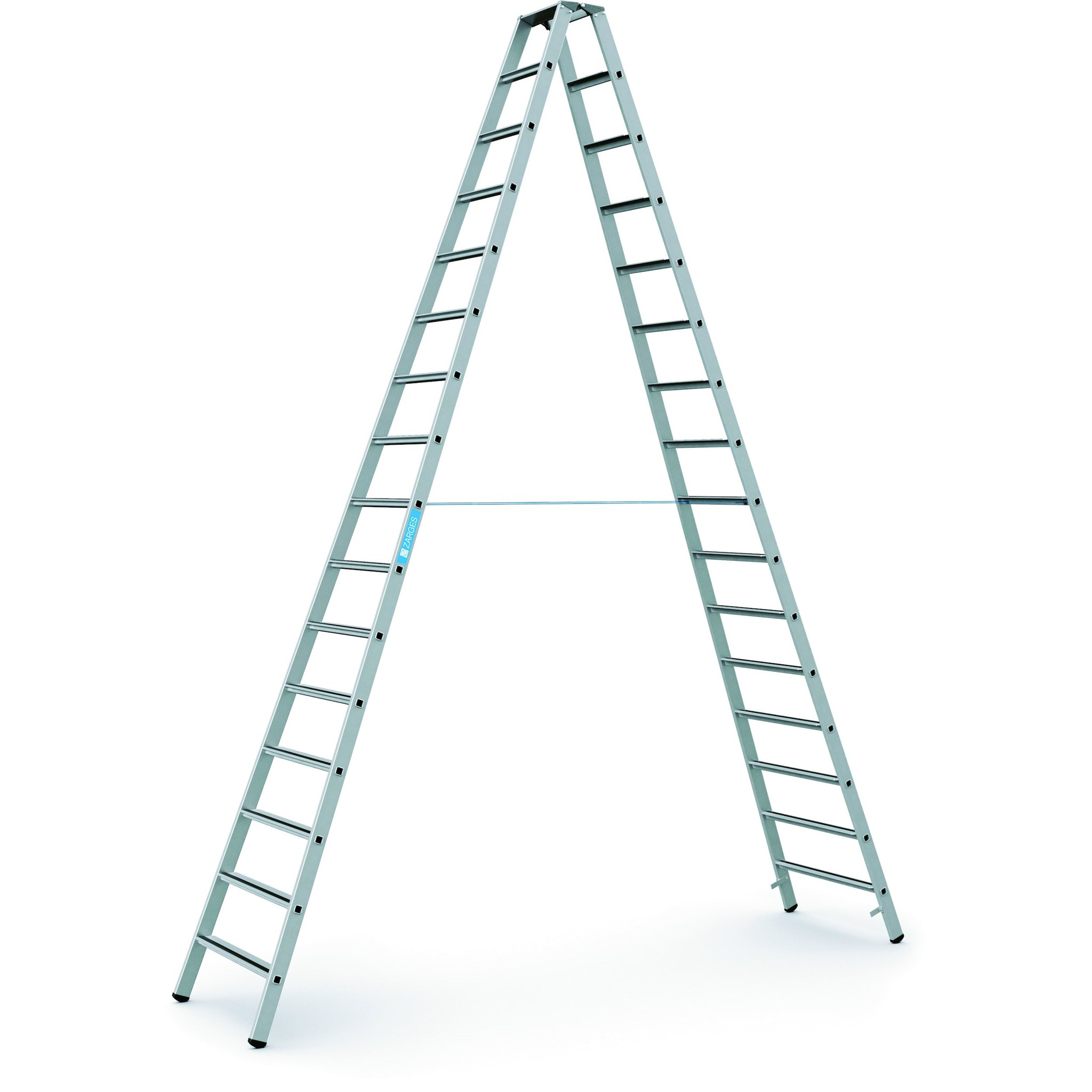 Image de Stufenleiter Saferstep B 2x16 Stufen Leiterlänge 4,51 m Arbeitshöhe 5,70 m
