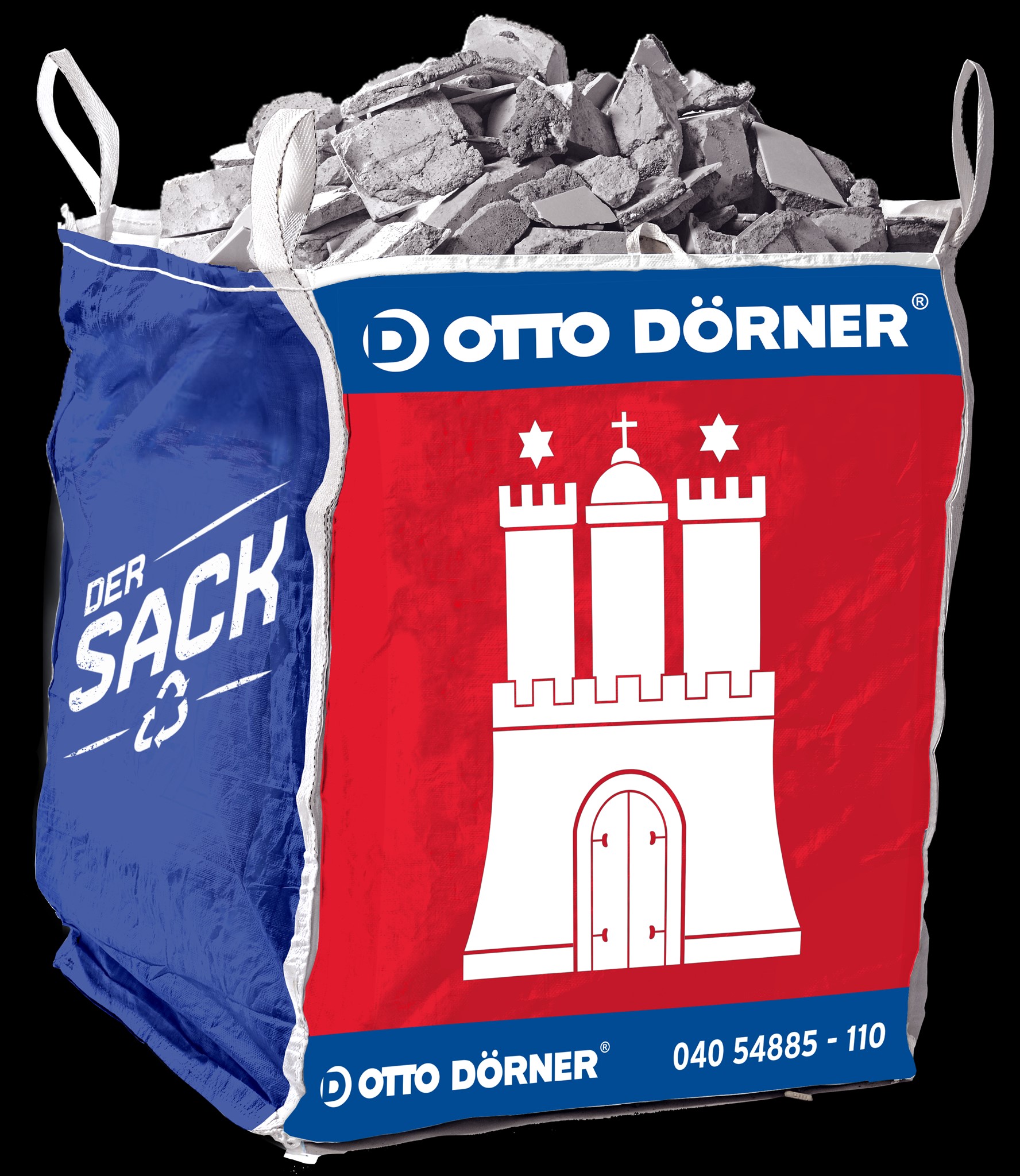 Picture of "Der Sack" - 1m³ Entsorgungssack 94 x 94 x 115  (inkl. Entsorgung und Abholung, Beladung bis 1,3t)