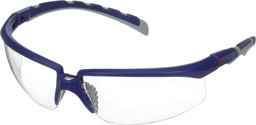 Bild von Brille Solus, blau/grau, beschlagfrei,kratzfest, klare Scheibe