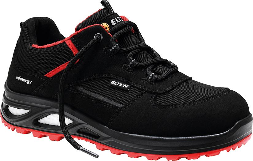 Picture for category Damen-Halbschuh »HANNAH XXTL black-red Low«, S3 SR