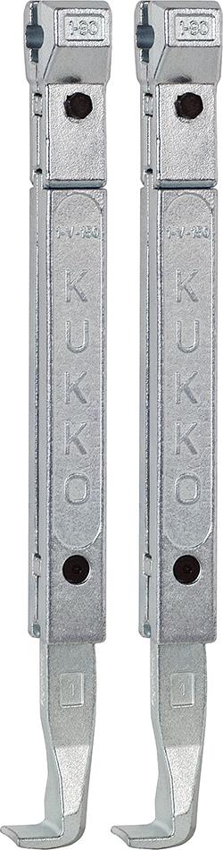 Bild von Abzughaken-Paar für Abzieher Universal Größe 1-190 - 200mm KUKKO