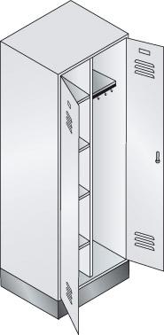 Images de la catégorie Garderoben- und Geräteschrank, mit Sockel