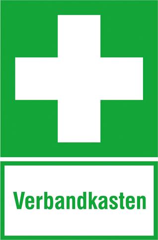 Picture for category Rettungsschild, Verbandkasten