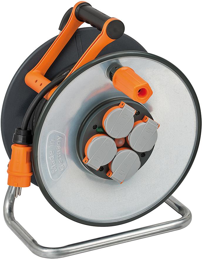 Stahlblech-Kabeltrommel professionalLINE SteelCore, Neopren