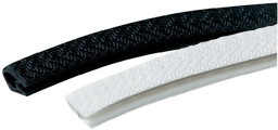 Bild von Kantenschutz flexibel schwarz, mit Moosgummi, Klemmbereich 1,0-3,0mm, 13,3x30mm, 25m