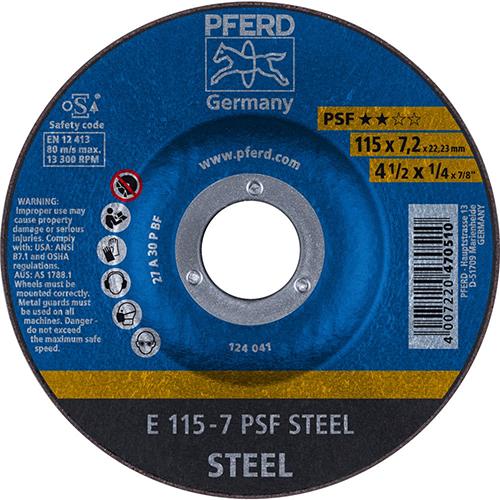 Picture for category Schruppscheibe PSF STEEL für Stahl