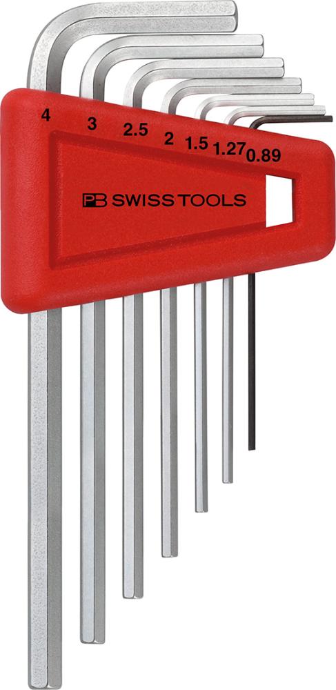 Image de Winkelschraubendreher- Satz im Kunststoffhalter 7-teilig 0,89-4mm PB Swiss Tools
