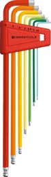 Image de Winkelschraubendreher- Satz im Kunststoffhalter 7-teilig 1,5-6mm Rainbow Kugelkopf PB Swiss Tools