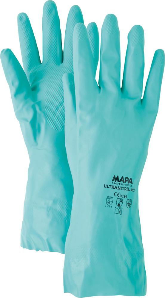 Chemikalienschutzhandschuh Ultranitril 492