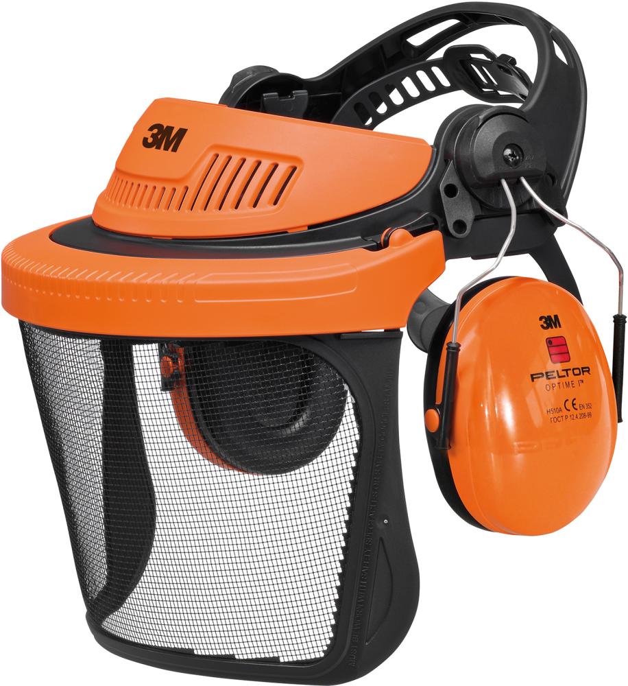 3M™ Gesichts- und Gehörschutz G500 mit 3M™ Visier 5C-1