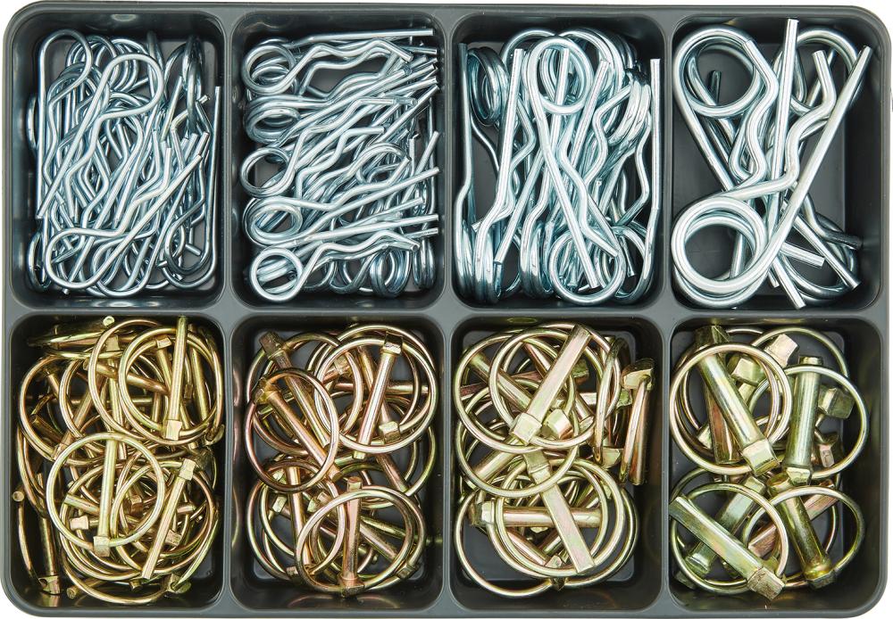 Klappsplinte-/Federstecker-Sortiment Nr. 24, verzinkt