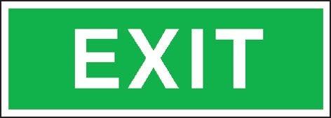 Rettungsschild, EXIT