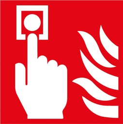 Bild für Kategorie Brandschutzschild, Brandmelder, manuell