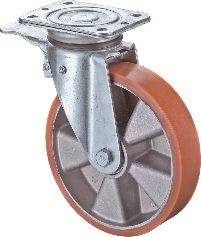 Schwerlast-Lenkrolle mit Totalfeststeller N120.B90