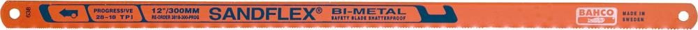 HSS-Bimetall-Handsägeblatt SANDFLEX Nr. 3818-300-PROG-100