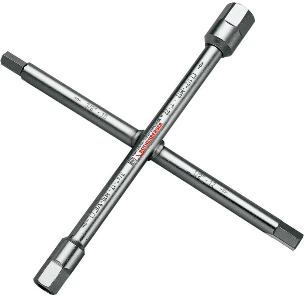 Sanitär-Kreuzschlüssel, 220 mm