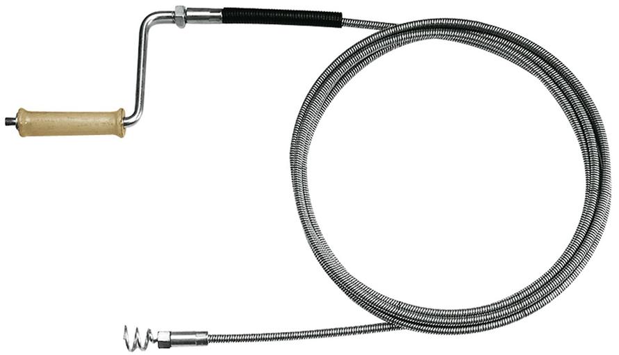 Rohrreinigungswelle mit Bohrkopf