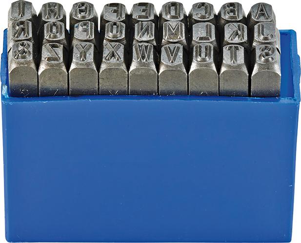 Schlagbuchstaben-Satz