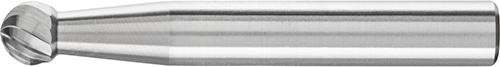 HM-Frässtift KUD, Kugelform, Zahnung 3