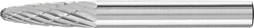 HM-Frässtift RBF, Rundbogenform, Zahnung 3 PLUS