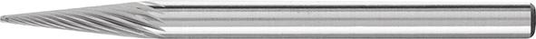 HM-Kleinfrässtift SKM, Spitzkegelform, Zahnung 5