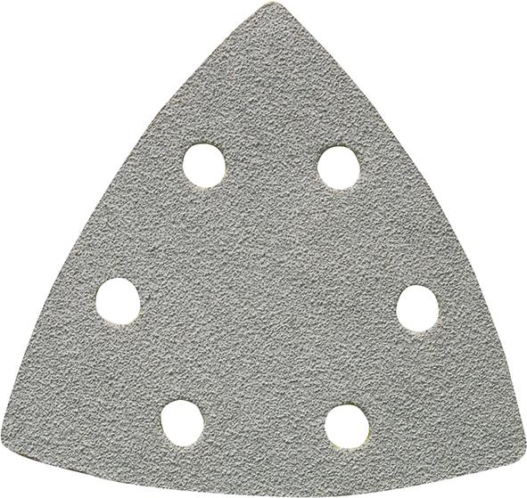 Klett-Schleifpapier, dreieckig, Korund, weiß
