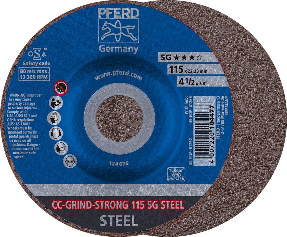 Picture for category Schleifscheibe CC-GRIND-STRONG SG STEEL für Stahl