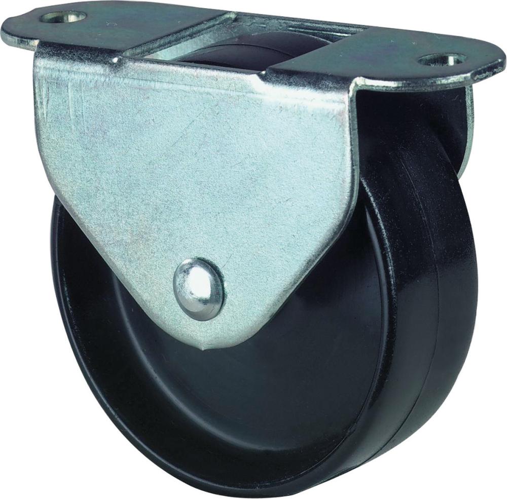 Bockrolle, Kunststoffrad schwarz E50