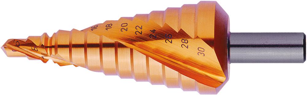 HSS-Stufenbohrer, TiN