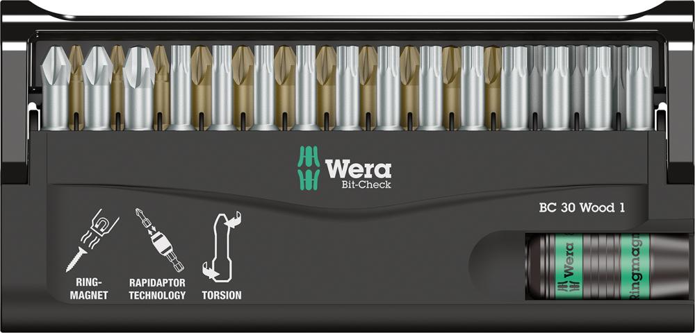 Bit-Sortiment Bit-Check 30 Wood 1