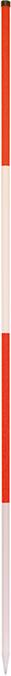 Image de Baufluchtstab 2m, Stahl, Spitze Rund, Teilung alle 50cm, rot beginnend