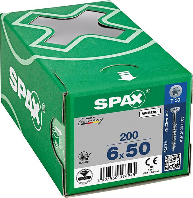 Image de SPAX SeKo T-STAR+ 6,0 x 50/32 Wirox HP