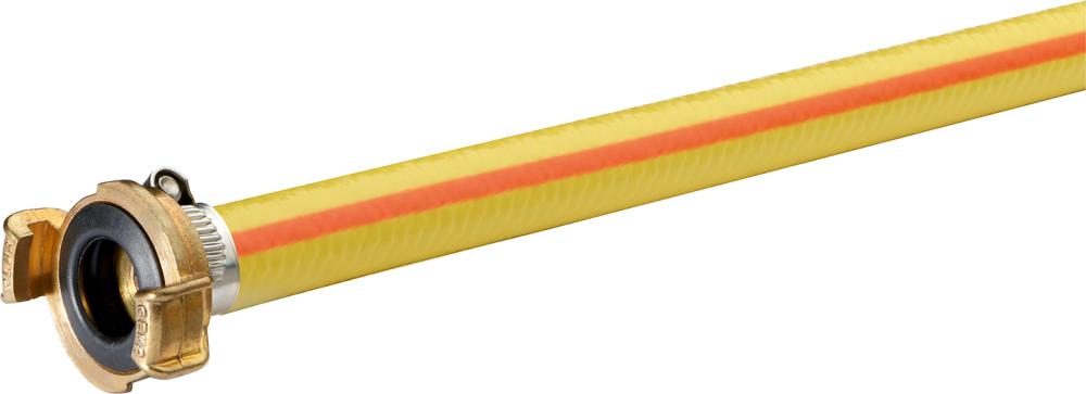 Image de Wasserschlauch Plexus AT gelb, 3/4", 50m mit 2 Klauen-Kupplungen APD