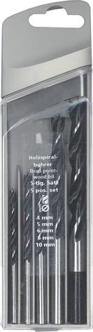 Picture of Holzspiralbohrer-Satz 5tlg. 4-10mm FORTIS
