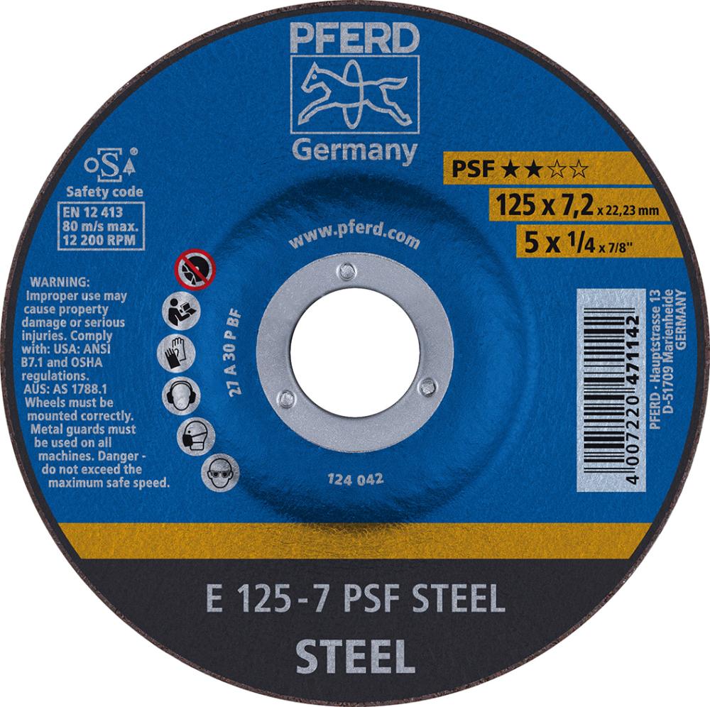 Schruppscheibe PSF STEEL für Stahl