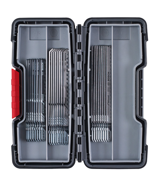 30-tlg. Precision Tough Box Stichsägeblatt-Sets