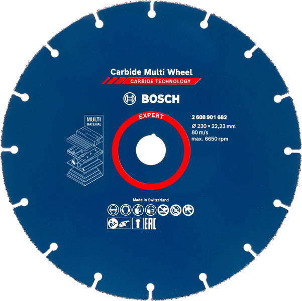 Bild von EXPERT Carbide Multi Wheel Trennscheibe, 230 mm, 22,23 mm