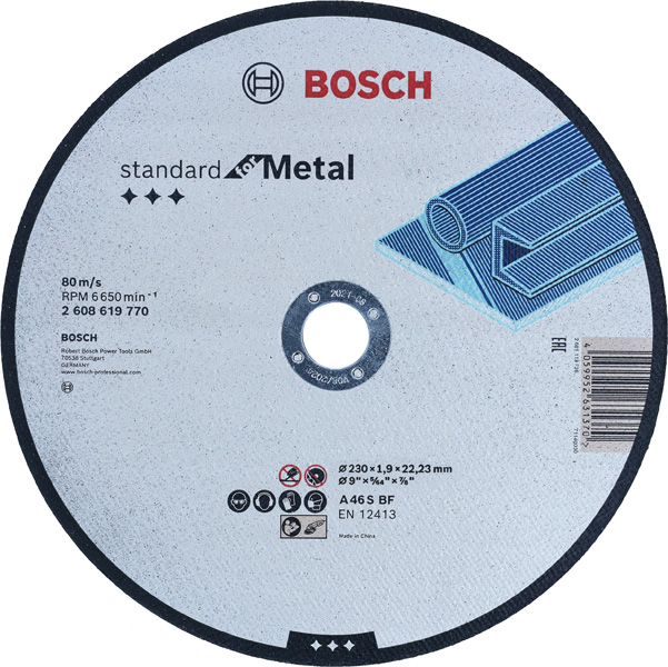 Image de Standard for Metal Trennscheibe gerade, 230 mm, 22,23 mm