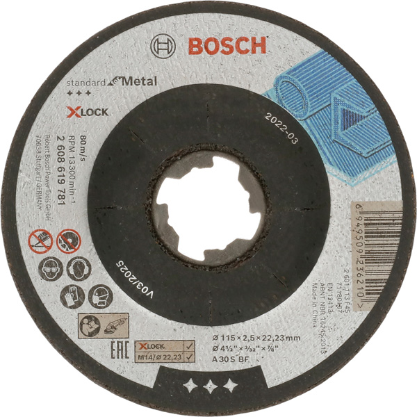 Image de X-LOCK Standard for Metal Trennscheibe gekröpft, 115 mm