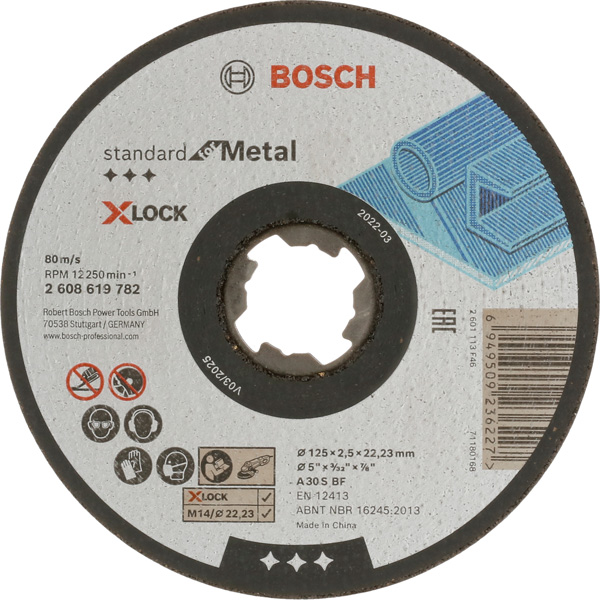 Image de X-LOCK Standard for Metal Trennscheibe gerade, 125 mm